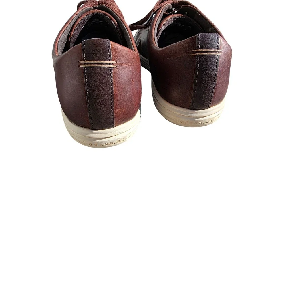 Cole Haan Grand Crosscourt‎ II leather sneakers in a dark brown Mens sz 13